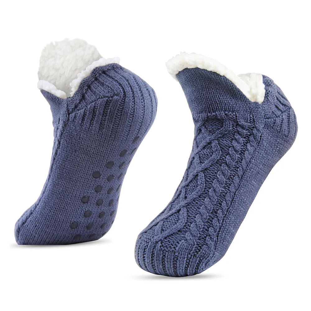 chaussettes-thermiques-courte-pour-homme-bleu